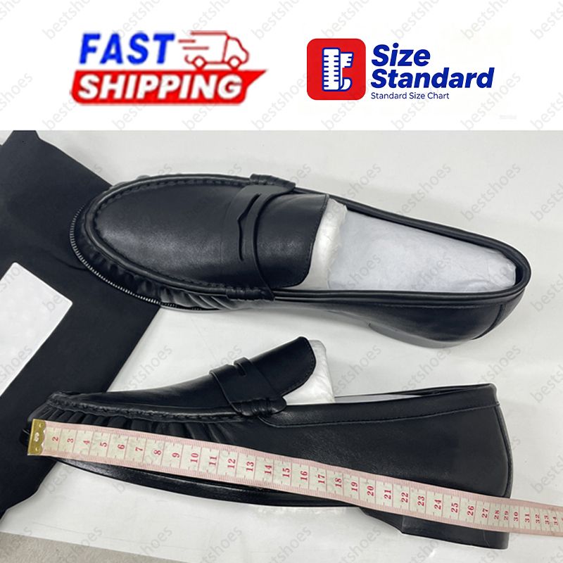 Premium Designer Loafers Mules Men Genuine Leather Ruched Penny Loafers Men Pleated Slippers EU47 Women Loafer Luxury Le Loafers Slip On Dress Shoes 1137 - 5 of 8