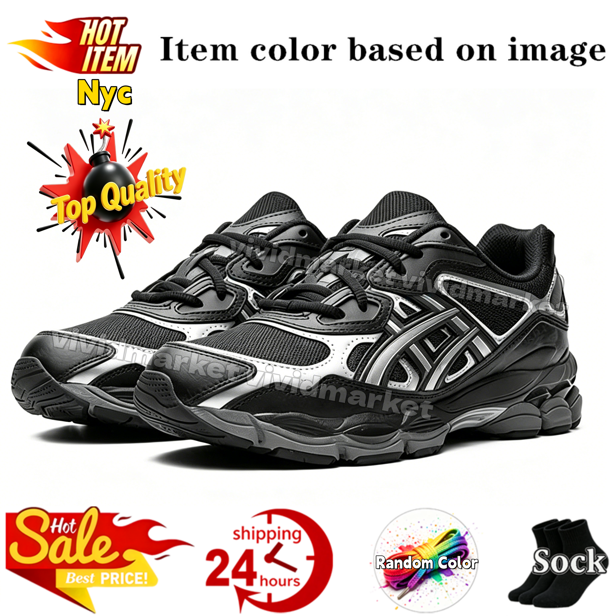 With Box Designer Shoes gels nyc 1130 Mens Womens Sneakers Cream Solar Power Pure Sier Outdoor Sneakers Sports Athleisure Trainers Fashion Daily Outfit 36-47 - 7 of 8