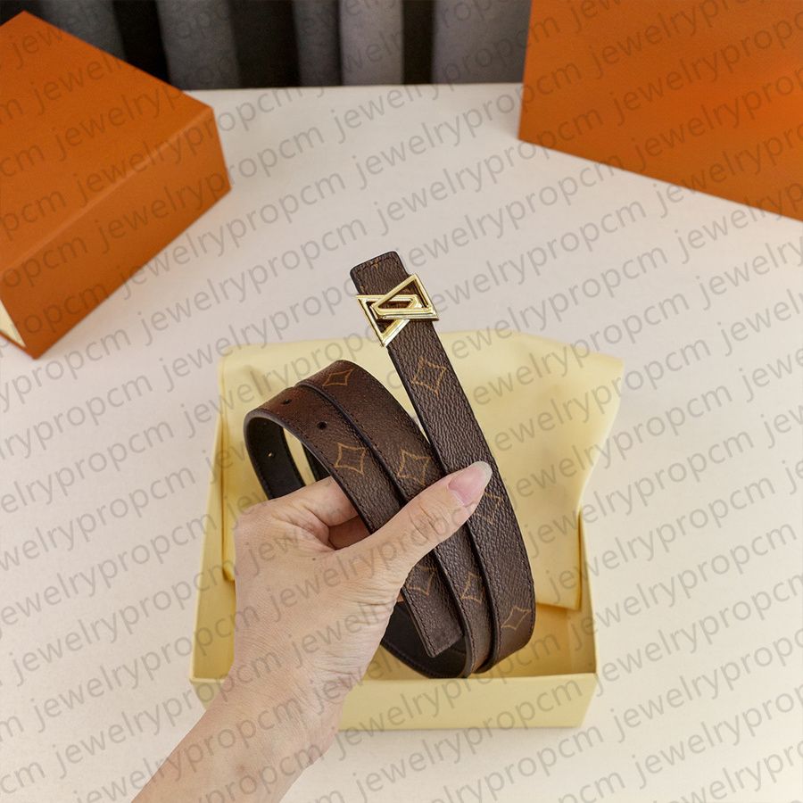 Designer Belt Womens Belts Genuine Leather Belt Letter Mens Classic Flower Belt Luxury Belt Gold Silver Smooth Buckle Luxury Belt Width 2cm 2.5cm 3cm - 7 of 8