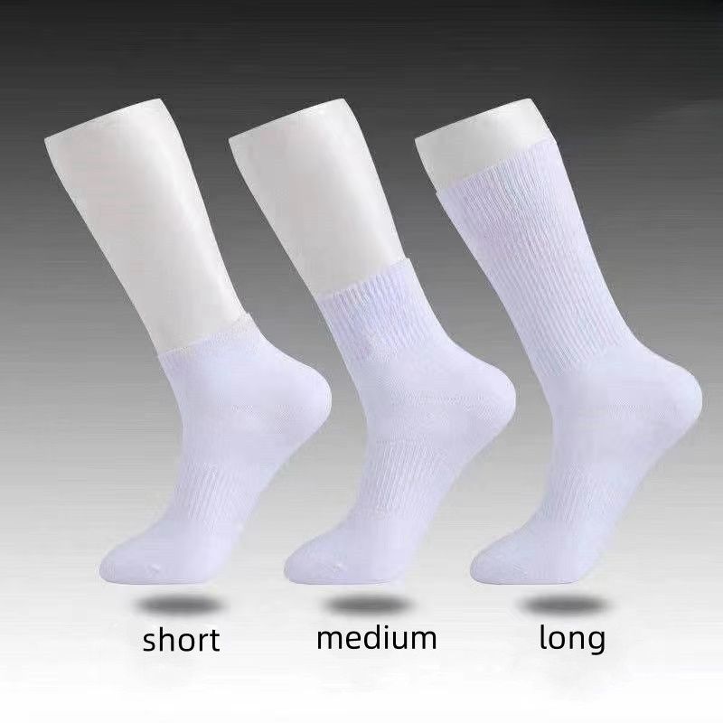 Mens socks women cotton socks mens designer mens socks soft breathable sports stockings medium summer basketball football socks cotton sports socks 5PC/LOT - 5 of 9