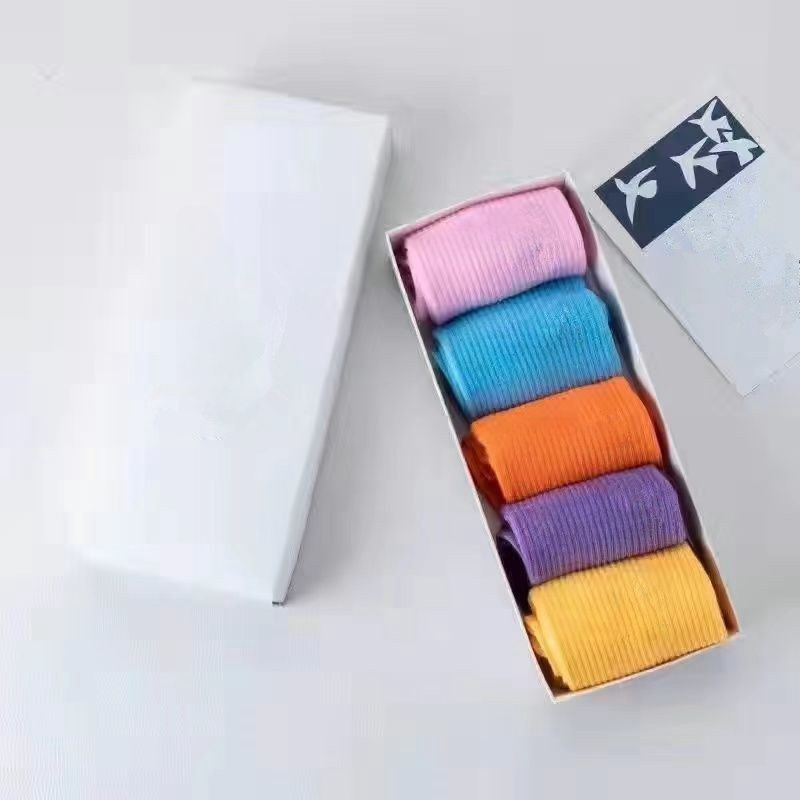 Mens socks women cotton socks mens designer mens socks soft breathable sports stockings medium summer basketball football socks cotton sports socks 5PC/LOT - 8 of 9