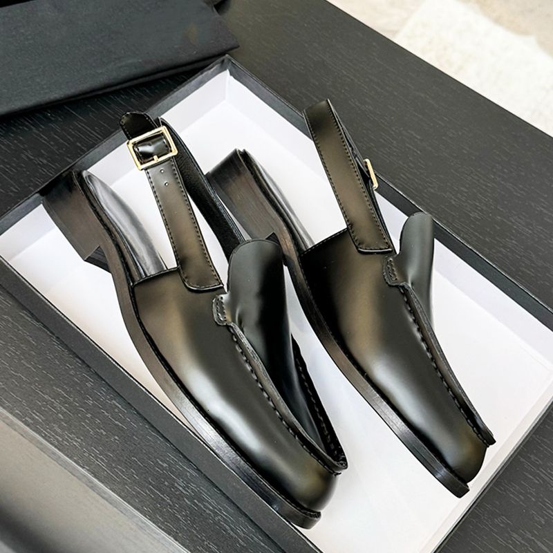 26P Women Designer Loafers Top Quality Slingback Shoes Leather Crystal Loafers Flats Woven Slippers Mules Sandals Party Dress Shoes Fashion Casual Office Flats 755 - 4 of 8