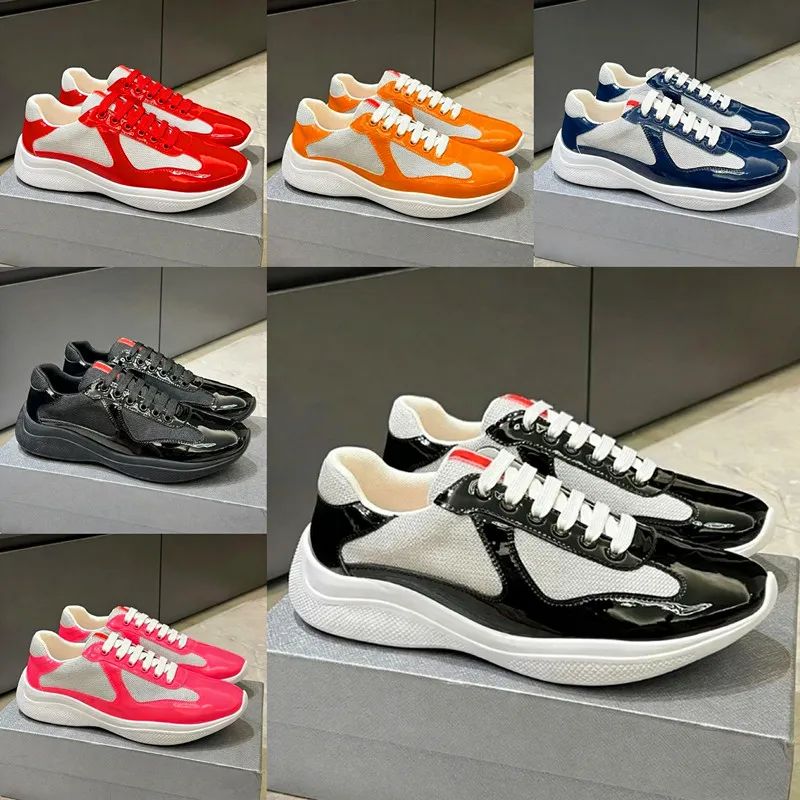 Designer American cup Casual low red Sneakers Luxury Trainers Americas sneaker Rubber Fabric Outdoor Comfortable Walking Shoes Size 36-49 - 2 of 9