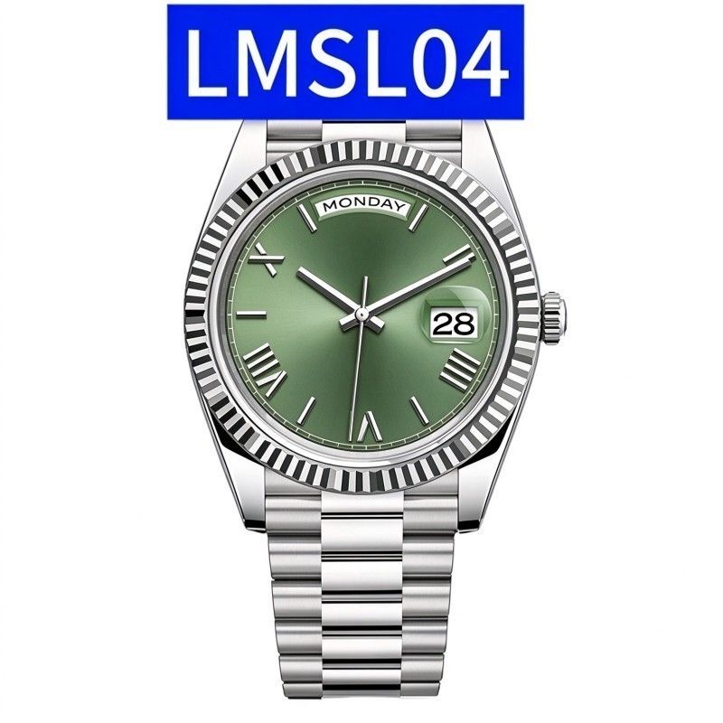 mens and womens luxury designer mechanical watch luminous date window waterproof 904Lstainless steel elegant everyday watches - 4 of 8