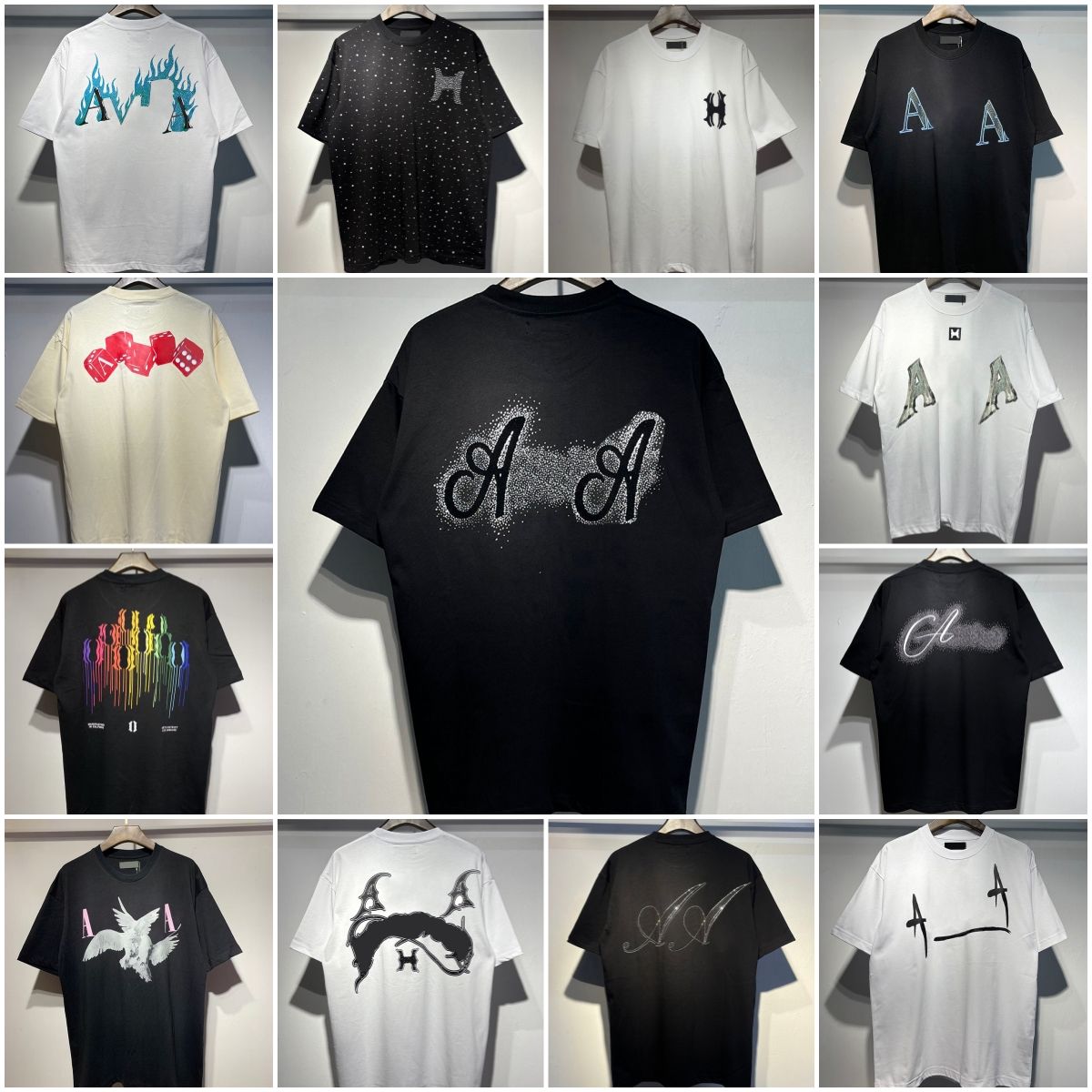 Unisex Minimalist T-Shirt Fashion Letter Print Short Sleeve Tee Casual Loose Fit Cotton Graphic Top Simple Streetwear Daily Casual Clothes for Men Women - 1 of 8