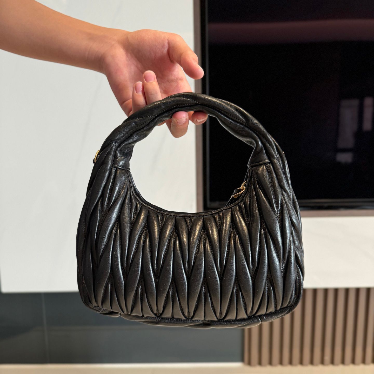 12A High quality wander designer bag joie bag women's handbag shoulder bag retro motorcycle bag luxury handbag boys' new handbag top quality crossbody handle bag - 4 of 6