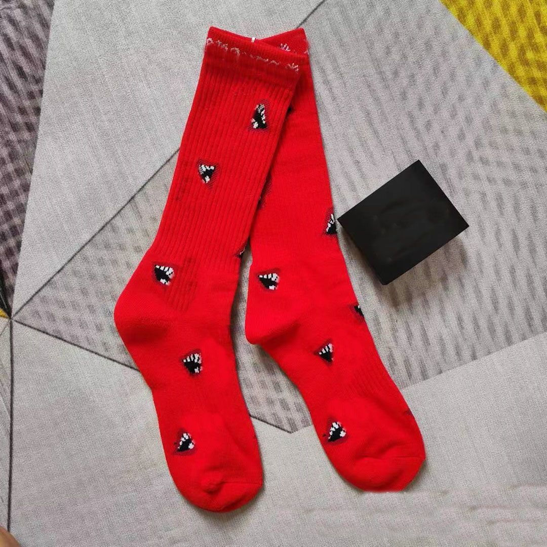 Men's Socks Designer For Autumn And Winter Warmth Mens Womens Long White Personalized Embroidery Designers Sports - 6 of 9