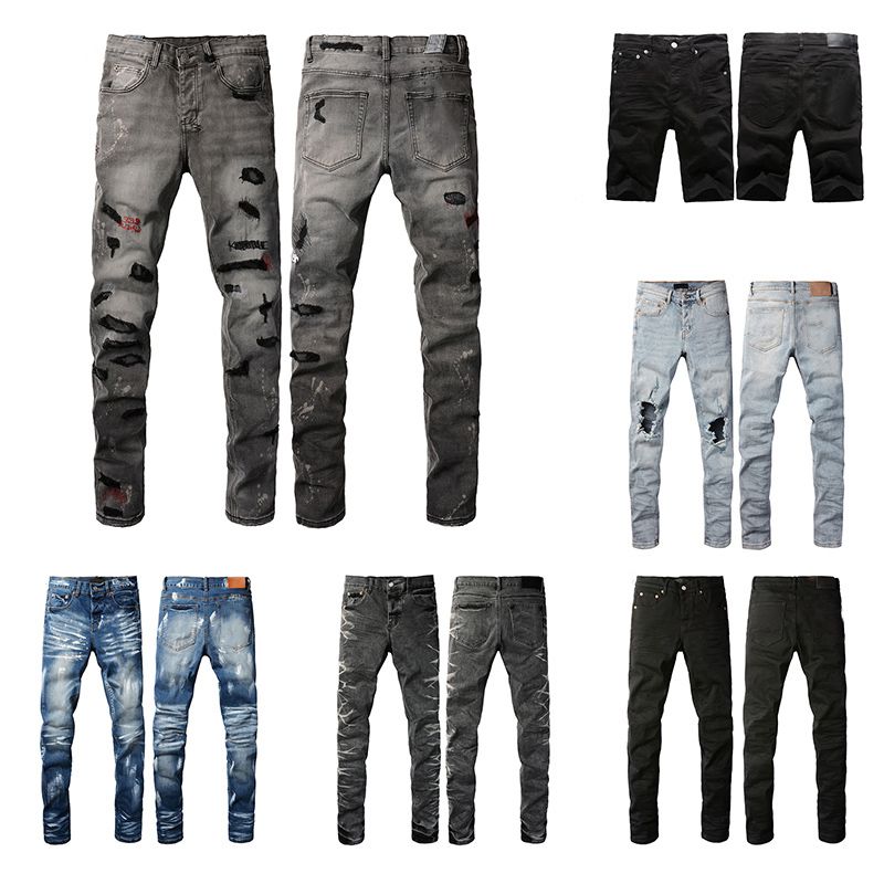 designer KSUBI jeans for mens jean ksubi short pants men trends distressed black ripped biker slim fit motorcycle sweatpants - 3 of 8