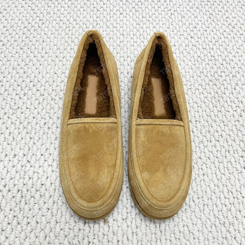 Designer Heels Slingback Shoes Leather Suede Loafers Women Ballet Flats Sling Back Wool Loafer Sandal Party Dress Shoes Fashion Casual Shoes 755 - 6 of 8