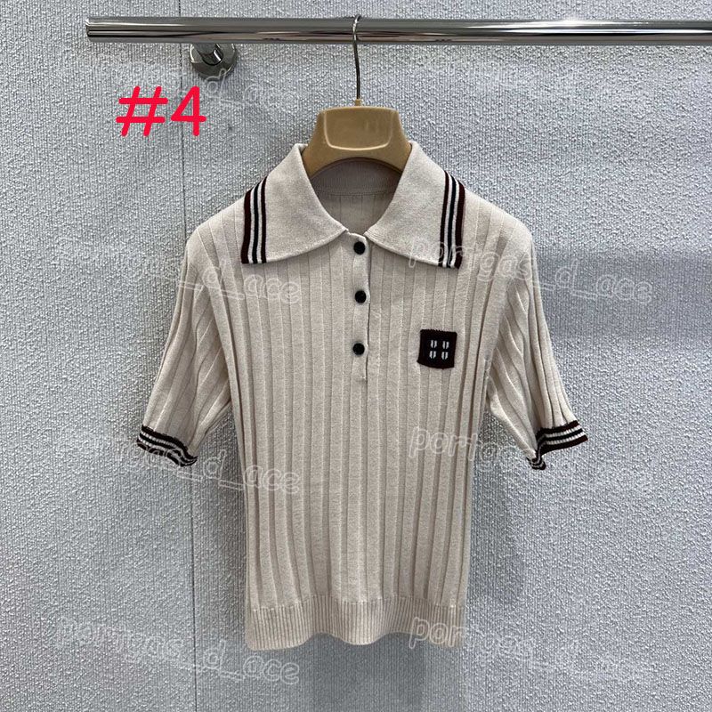 Luxury Letters Knits Polos Tops For Women Designer Pleated Mini Skirt Summer Knitted Tennis Sporty Jumpers Sexy Y2k Crop Slim Fit Tank Vest - 5 of 8