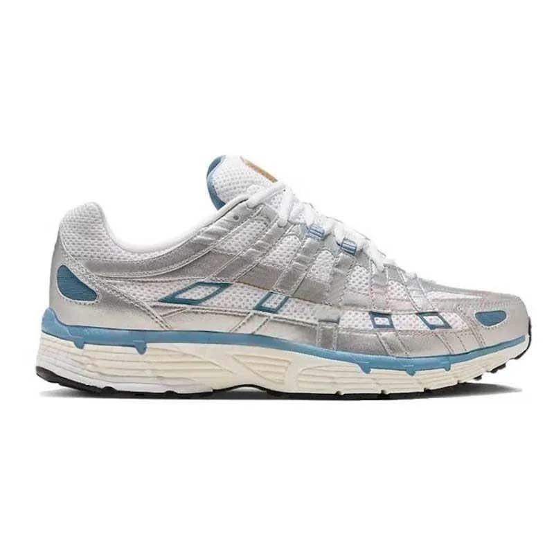 Casual Shoe Mens Women P6000 Shoes P 6000 Designer for Men Sneakers Black White Metallic Silver Gold Grey Racer Blue Womens Outdoor Sports Trainers 36-45 - 6 of 8