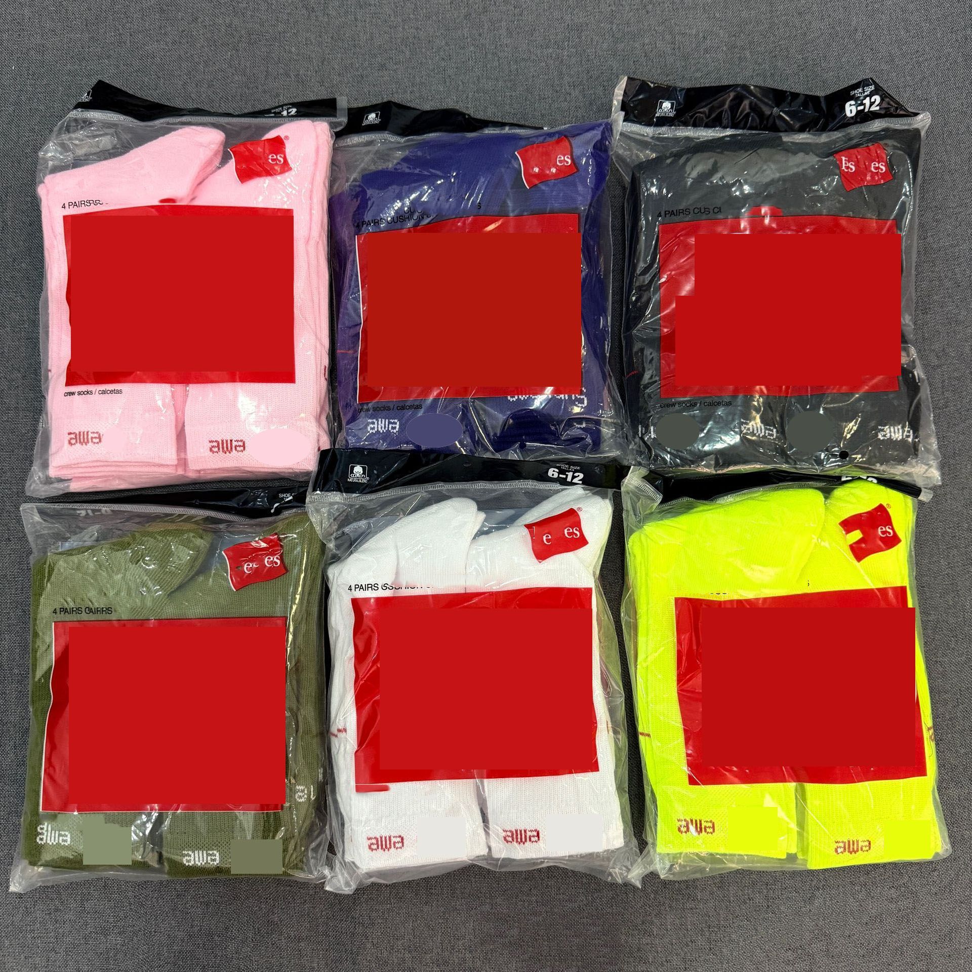 Men's Socks Sport Running Cotton Designer Running Soccer Basketball Sports Women Skateboard Stockings Grip Solid Classic Socks - 2 of 9