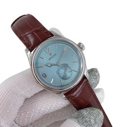 U1 Rolex Cellini Perpetual 1908 Ice Blue 39MM Sapphire Glass Upgraded Strap Automatic Stainless Steel Watch Bezel Men's Watch Case New - menswatches1cool