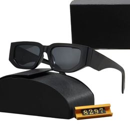 8297 XY Top luxury Sunglasses Polarizing lens designer womens Mens Goggle senior Eyewear For Women eyeglasses frame Vintage Metal Sun Glasses With Box leopard - menswatches1cool