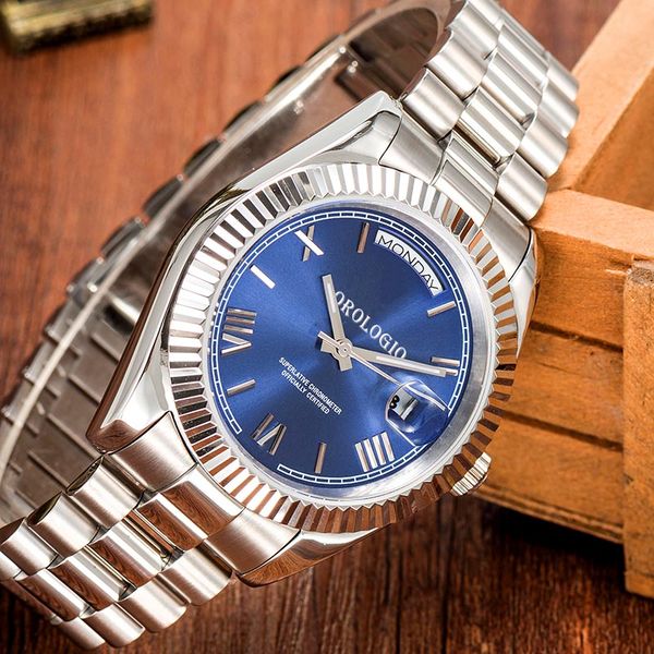 montre de luxe Mens Watches 41mm Automatic Movement full Stainless Watches 2813 Mechanical watches Luminous - Watches - menswatches1cool