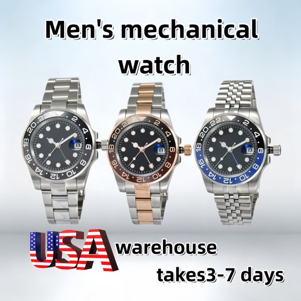 new mens automatic watch mechanical ceramics watchesfull stainless steel watches sapphire luminous watch business casual montre de luxe watch - Watches - menswatches1cool