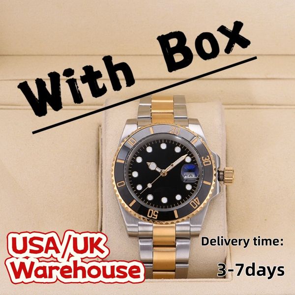 ZDR Mens Watches 40mm Automatic Mechanical Watch Full 904L Stainless Steel Blue Black Ceramic Sapphire Glass WristWatches Super luminous montre de luxe watch - Watches - menswatches1cool