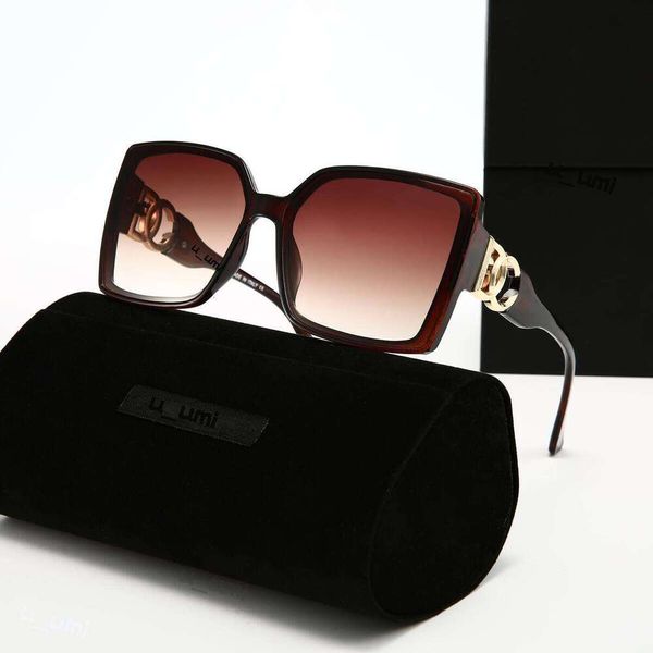 Luxury Designer Sunglasses Oversized Square Acetate Frame Gradient Lens Gold Tone Interlocking High Grade UV400 Protection Fashion DNA dg Eyewear For Women - Fashion Collection - menswatches1cool