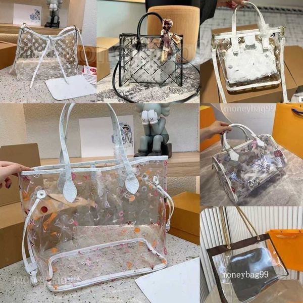 10A Shoulder Bags jelly Fashion Designer Transparent Totes Ladies Crossbody VL bag Show off the rich Clear Lipstick powder makeup cosmetic Pouch toiletry purse 2025 - Bags, Luggage & Accessories - menswatches1cool
