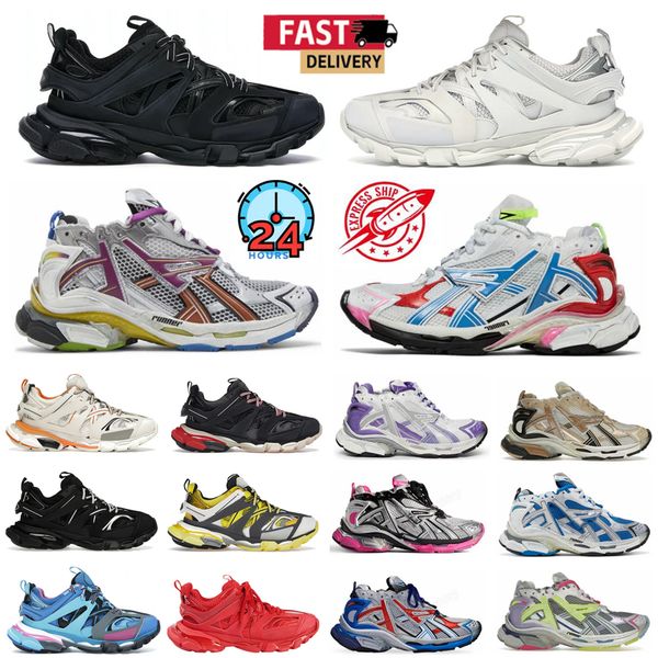 Desinger Casual Shoes Runner 7 7.0 Track Led Sneaker Tracks 3 3.0 Platform Sneakers Luxury Paris Gomma Leather Trainer Extraordinary Mens Women Trainers Size 35-46 - Shoes & Accessories - menswatches1cool
