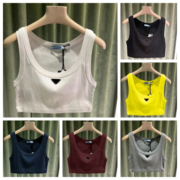 Designer Tops Womens Tank Top Luxury Brand Letter Printed Y2K Sexy Hot Chicks Vest Summer Fashion Casual Simple Slim Versatile Sleeveless Vest - Apparel - menswatches1cool