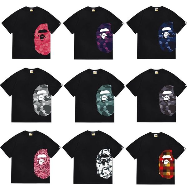 Fashion casual breathable oversize loose short sleeve designer shirts men women t shirt Letters Printed Vintage Washed Round-Neck tshirt - Apparel - menswatches1cool