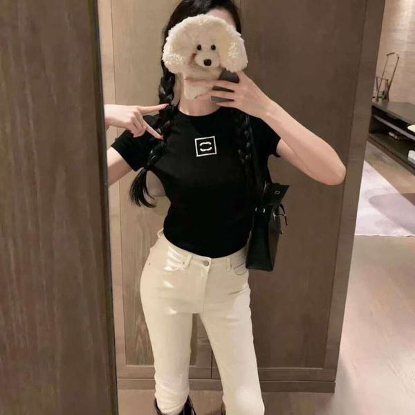 Womens T Shirts Vests Designer Slim Tshirts Shorts Tees Summer Breathable Tops Sweatshirts Long Shirt With Budge Turtleneck Letters Design Short Sleeves Size S-XL - Apparel - menswatches1cool