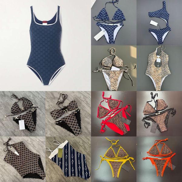 Designer Women's Bikini Swimwear Full Rhinestone Letter Swimsuit Summer Beach Vacation Luxury One Piece Swim suit Womens Sexy Slim Bikini Set - Apparel - menswatches1cool