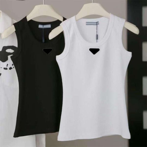 Tank Brand Luxury Womens T Shirts Vests Budge Embroidery Designer Womens Tshirts Gilet Tops Tees Shirts Patterns Summer Breathable Short Sleeves T-Shirts S-2XL - Apparel - menswatches1cool
