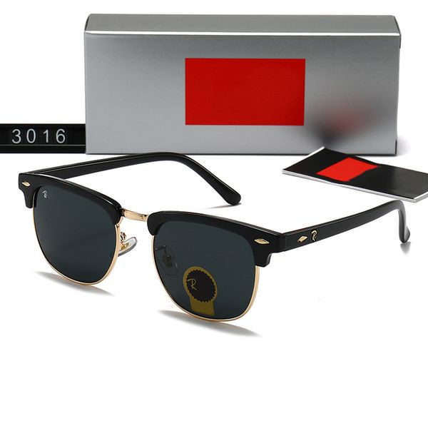 2026 Designer Sunglasses for Womens Mens Outdoor Sunglasses Shades Fashion Goggle UV400 Eyewear Classic glasses 3016 Male Sun Glasses Metal Frame gift With Box - Bags, Shoes & Accs - menswatches1cool