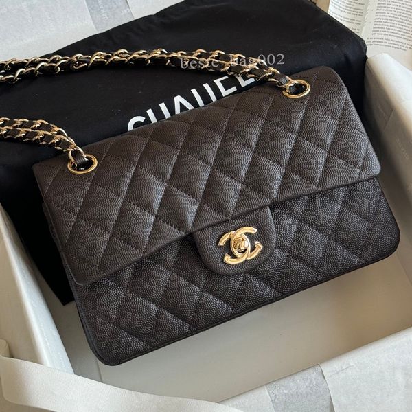 10A Caviar cf Classic Designer bags Shoulder Bag Sheepskin Women's Crossbody Bags Diamond Pattern Metal Chain Doube C Letters Flap Closure Handbag 25 bag tote bag 01 - Bags, Luggage & Accessories - menswatches1cool
