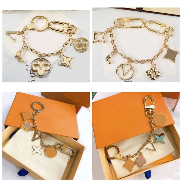 Fashion Brand Letter Designer Keychains Metal Keychain Womens Bag Charm Pendant Auto Parts - Fashion Accessories - menswatches1cool