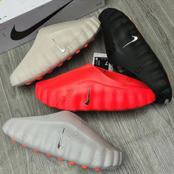 Designer Mind 001 002 Running for Men Women Pre-match Tech Comfortable Slippers Bone Solar Red Black Chrome Light Smoke Grey Fashion Shoes top quality - Shoes & Accessories - menswatches1cool