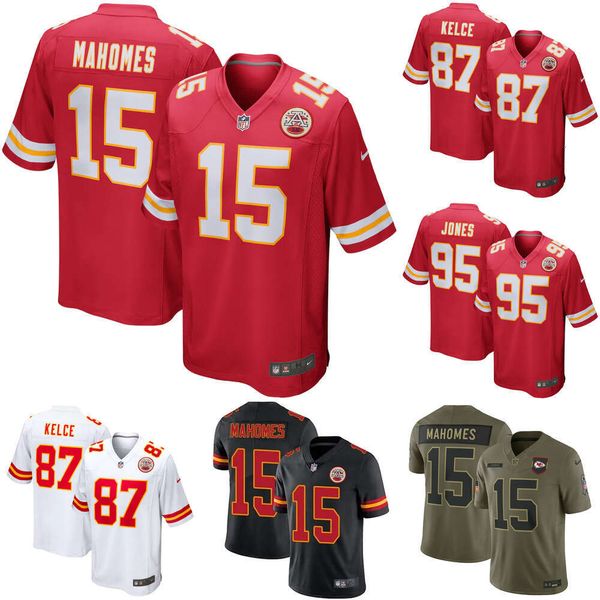 Men's Kansas City Chiefs Patrick Mahomes Red Game Jersey #15 Custom Available S-6XL - Sports & Outdoors - menswatches1cool