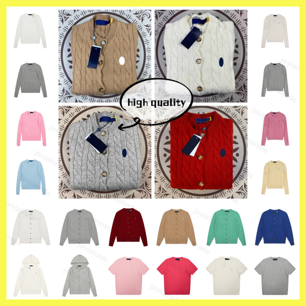 Women's Designer Embroidered Cardigan Sweater Knitted embroidered sweater Blended cotton sweater Knitted Fashionable high-quality sweater Size: S-2XL - Apparel - menswatches1cool