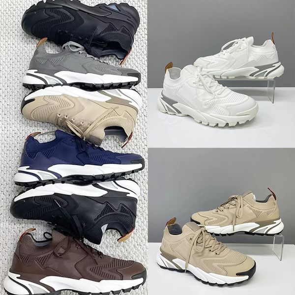 Top Quality Men Designer Sneakers L Runner Tatic Sneaker Wavelight Knitted Running Shoes Calf Leather Men Loafers Trainers Fashion Pleated Penny Loafer Casual 892 - Shoes & Accessories - menswatches1cool
