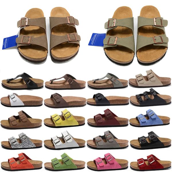 Clog Slippers Designer Clogs Sandals Summer Womens Mens Cork Slides Suede Leather Pantoufle Flip Flops Casual Scuffs Beach Shoes Size 35-46 - Shoes & Accessories - menswatches1cool