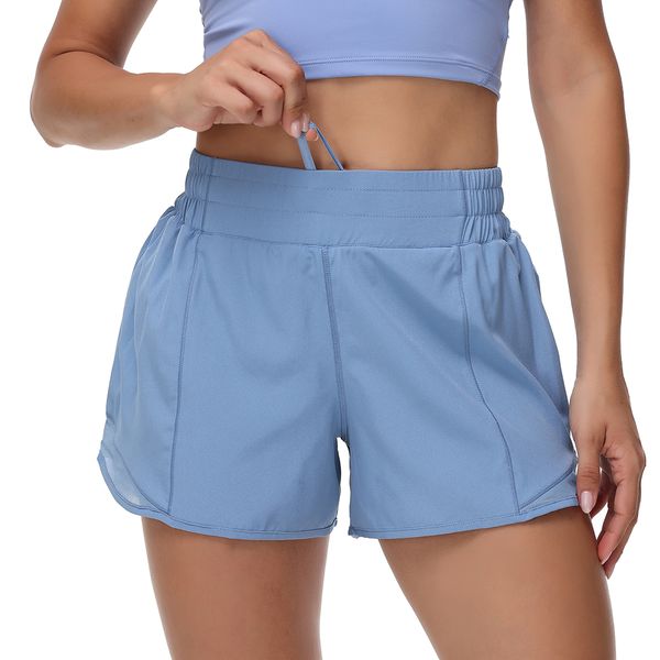 Womens Hotty Hot High-Rise Lined Short 4" Gym Fitness Training Tights Sport Quick-drying Short Pants Fashion Trousers - Sports & Outdoors - menswatches1cool