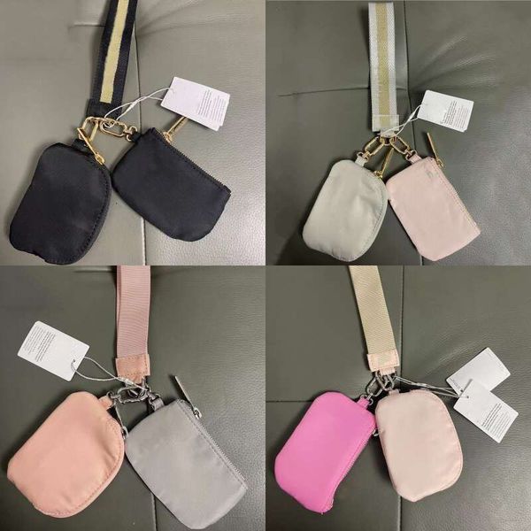 High quality yoga sport keychain mens and womens chain storage coin purse butler key mini lululies bag 02 - Fashion Accessories - menswatches1cool