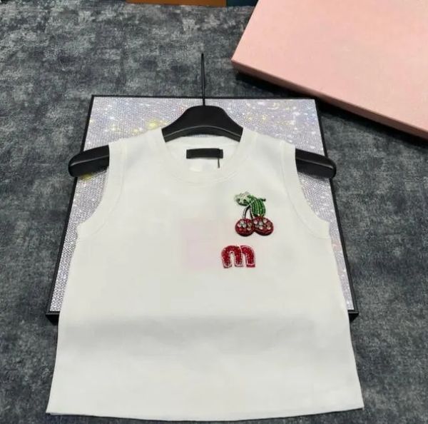 Brand Fashion Women's Tank Top Camis Embroidery Print Slim Vest Daily Casual Clothing - Apparel - menswatches1cool