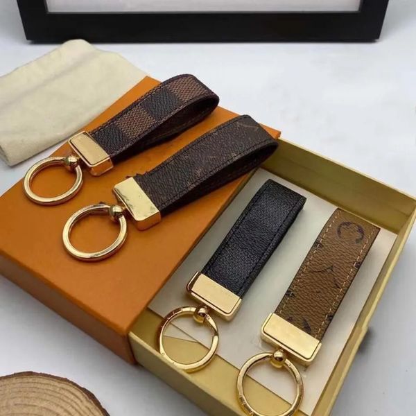 2025 DRAGONNE KEY HOLDER Accessories Designer Floral Canvas Keychain Car Key Chain Ring Charm Pochette Accessoires Name Tag Hot Stamping Stamp 5JL8 - Fashion Accessories - menswatches1cool