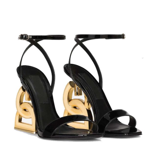 top Designer Dress Shoes High Heels Famous Brand Women Patent Leather Sandals Shoes Red Black White Party Wedding Lady Walking Shoe EU35-42 - Fashion Collection - menswatches1cool