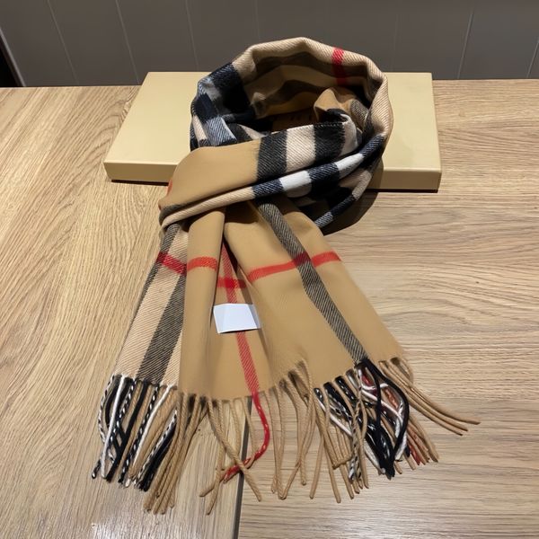 2026 Classic Plaid Women Man Designer Scarf 100% Cashmere Scarves For Winter Warm Womens and mens Long Wraps Size 180x30cm - Fashion Accessories - menswatches1cool