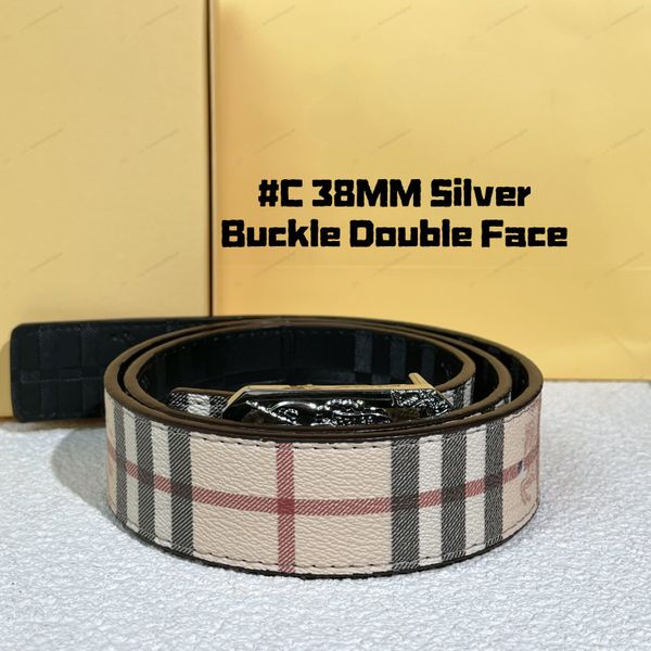 Designer belt belts for men designer belt men ceinture women genuine leather belt High Quality letter smooth buckle men belt golden buckle belts with box mens belt - Fashion Accessories - menswatches1cool