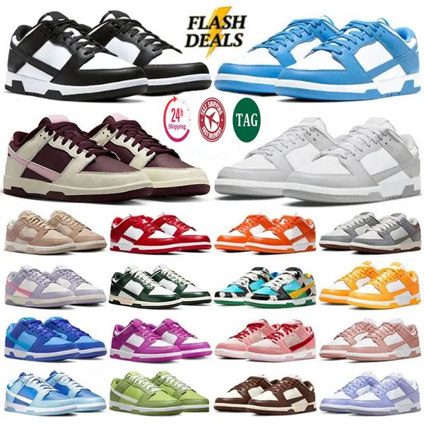 Designer Shoes Men Women Casual Running Shoes Flat Sneakers Panda Triple White Black Orange Pink University Blue Red Green Red Hiking Outdoor Mens Sports Trainers - Shoes & Accessories - menswatches1cool