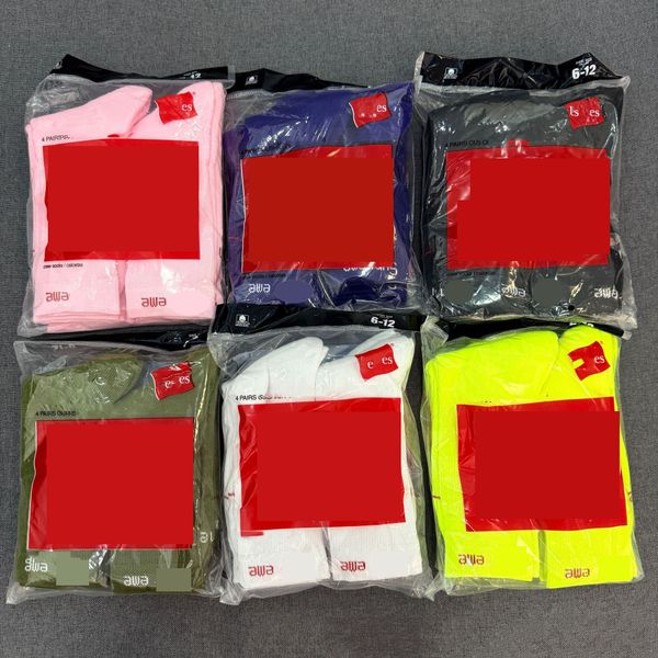 Men's Socks Sport Running Cotton Designer Running Soccer Basketball Sports Women Skateboard Stockings Grip Solid Classic Socks - Apparel - menswatches1cool